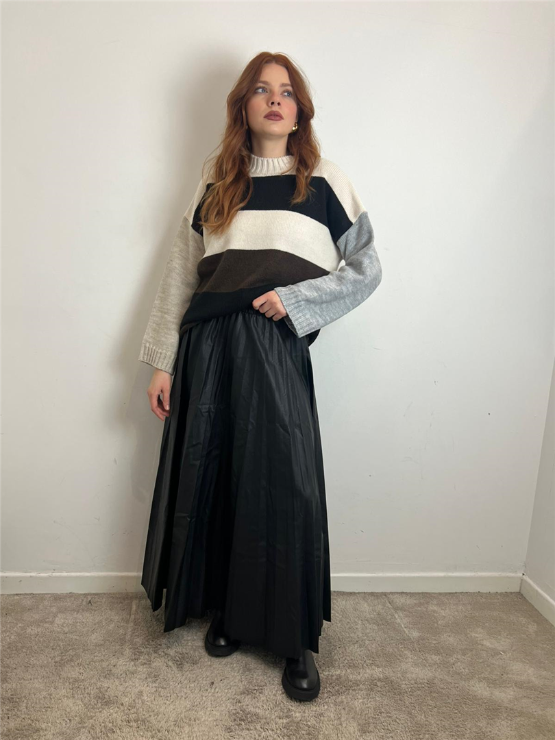 Rfmfkkg Gonna longuette da donna a trapezio in tulle con elastico in