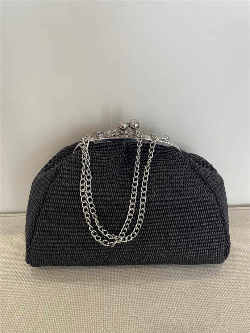 Borsa Pasticcino In Rafia Grande Con Tracolla Lung.34cm H24cm - Divisione Chickster's cod. M3544 main:sha1=a9b7e00000bd5990af54c7384ea1d90254c49382