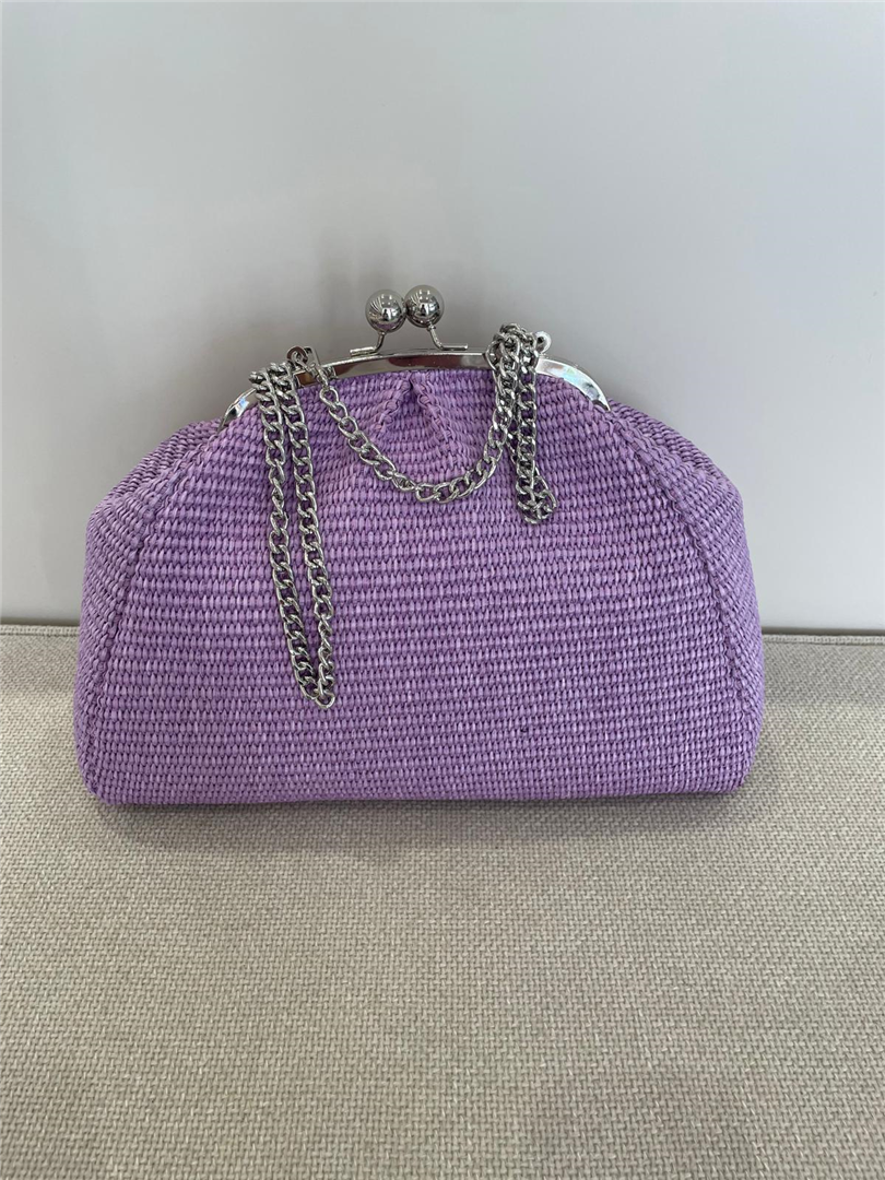 Borsa Pasticcino In Rafia Grande Con Tracolla Lung.34cm H24cm - Divisione Chickster's cod. M3544 main:sha1=0e097b13c169942744666a701ba7900086c8ea6b