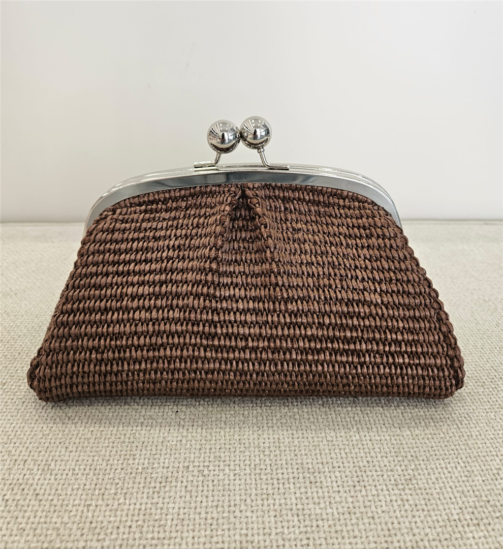 Borsa Pasticcino In Rafia Piccola Con Tracolla Lung. 24cm H 13cm - Divisione Chickster's cod. M3545 main:sha1=c59a96c761a73a342c692494035a9dafafb17732