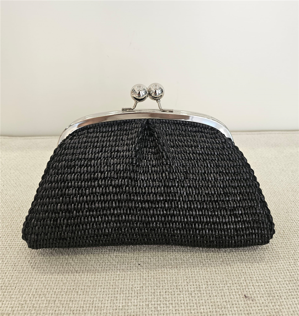 Borsa Pasticcino In Rafia Piccola Con Tracolla Lung. 24cm H 13cm - Divisione Chickster's cod. M3545 main:sha1=7d62deca7b01728fb5231123c008526bb9e7d77b