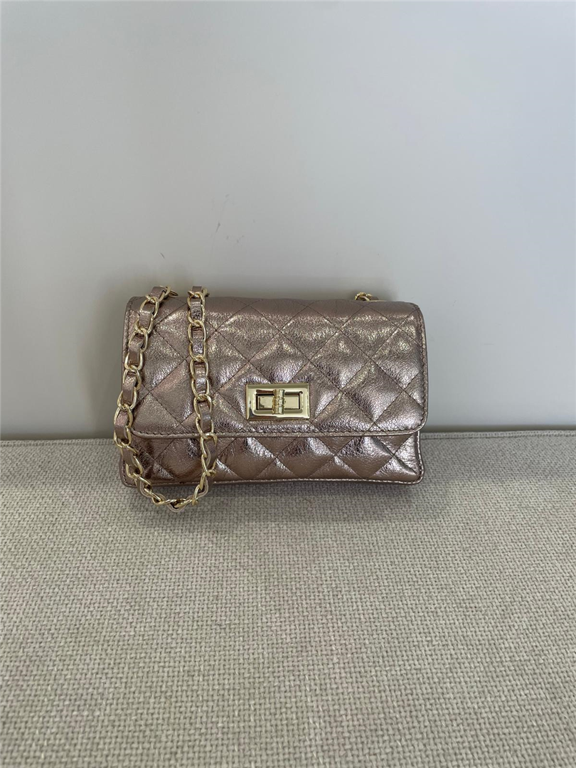 Borsa Gabriella Laminata Piccola Con Tracolla Lung. Cm21 H. 13cm - Divisione Chickster's cod. M3543 main:sha1=d00a064d086655bf872e9d831872f22fb2733452