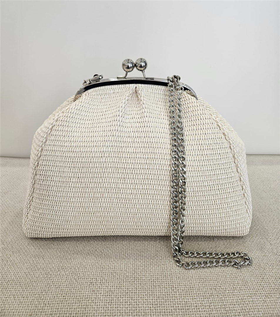 Borsa Pasticcino In Rafia Grande Con Tracolla Lung.34cm H24cm - Divisione Chickster's cod. M3544 main:sha1=cbfdc3577f952294640b9232bba993d4c0ded28e