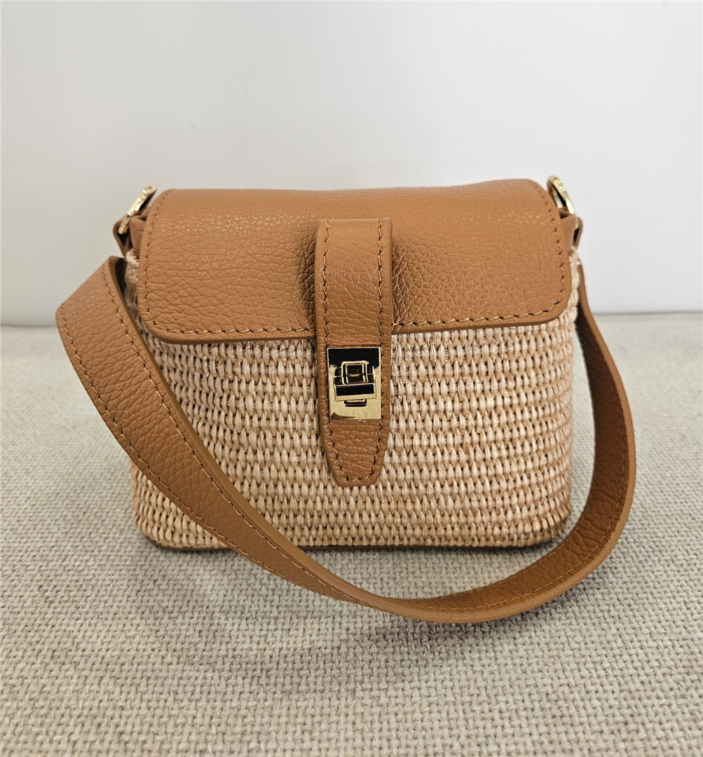 Borsa Bauletto In Rafia Con Tracolla Dorata Lung.18 Cm H. 14cm - Divisione Chickster's cod. M3548 main:sha1=cfc44af00c5bace6699d0a1b893cfa99be66c57f