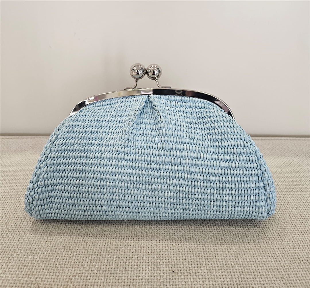 Borsa Pasticcino In Rafia Piccola Con Tracolla Lung. 24cm H 13cm - Divisione Chickster's cod. M3545 main:sha1=4886f26b19f1cef4169182f077a374b441ac7f1b