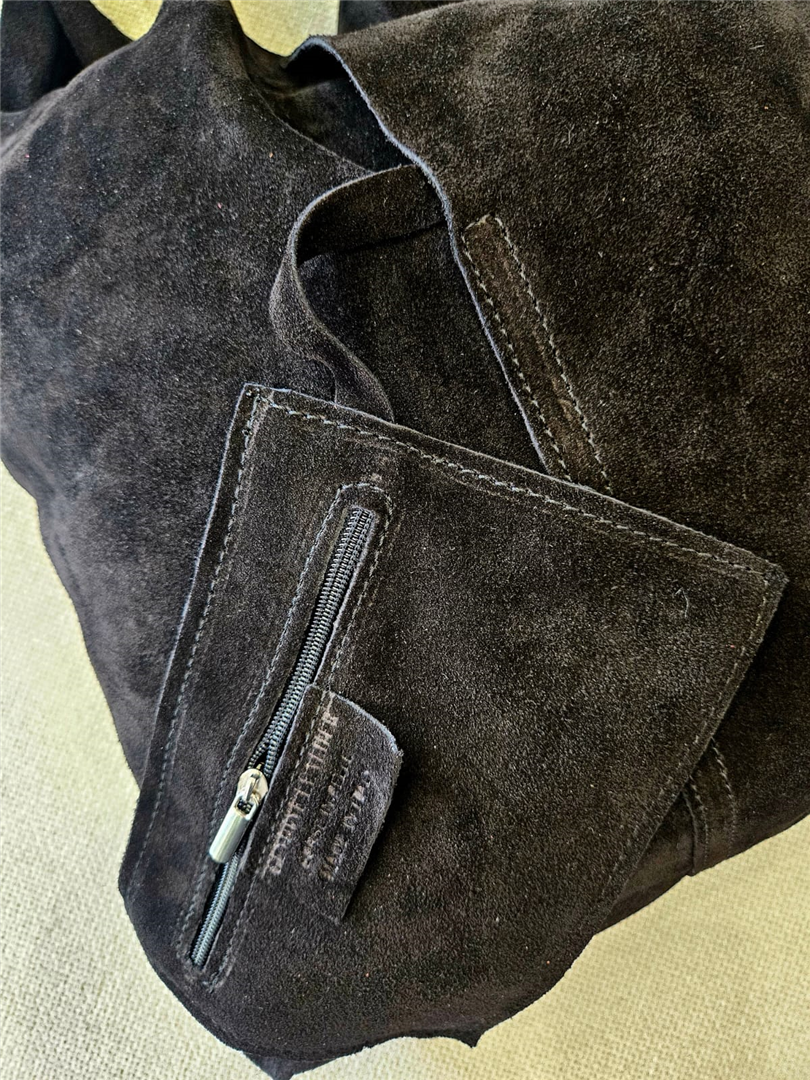 Borsa Shopper In Suede Lung. 37 Cm H.40 - Divisione Chickster's cod. M3561 main:sha1=d4c14eebcb7c542f21af48accf60cf86b541dc3f