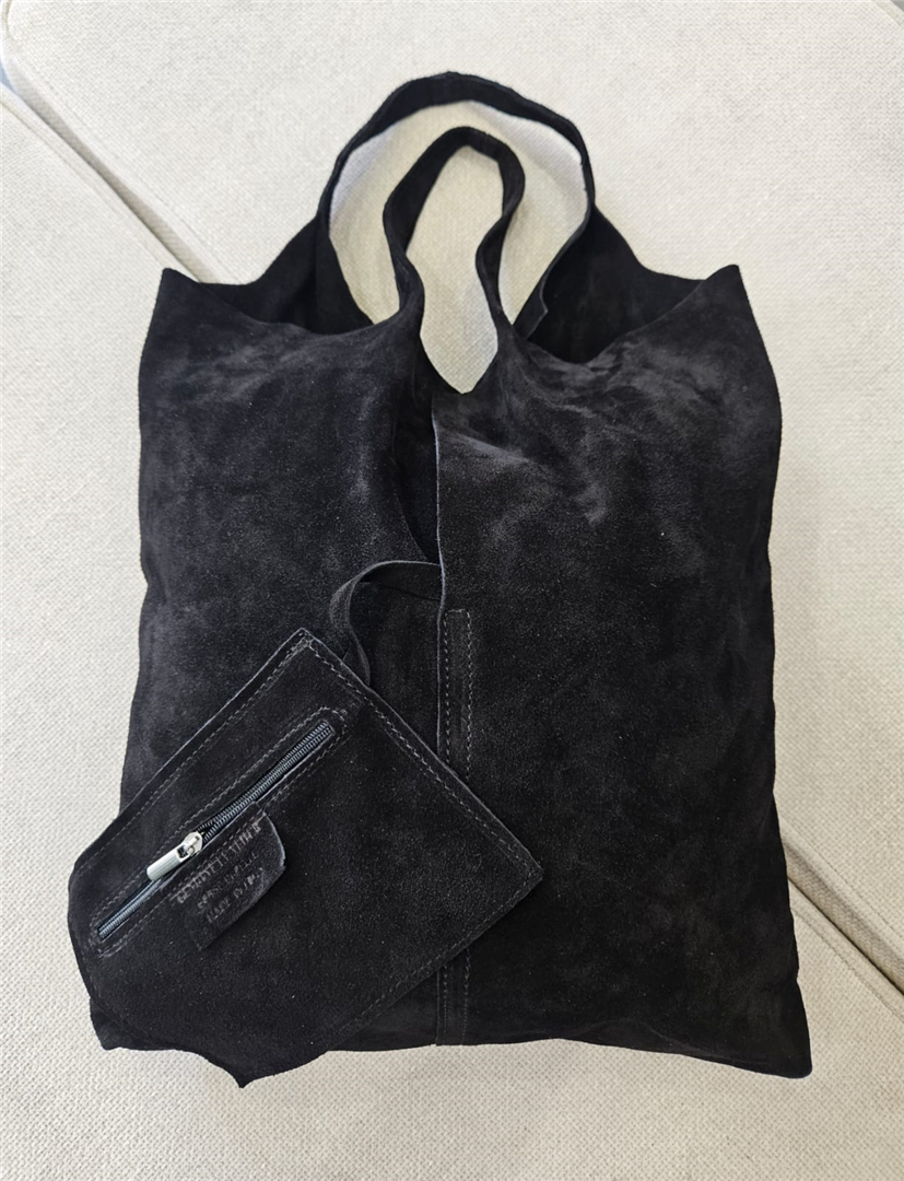 Borsa Shopper In Suede Lung. 37 Cm H.40 - Divisione Chickster's cod. M3561 main:sha1=2e9f341f7aa4d153220c277fbe9a656cee5a3d3b