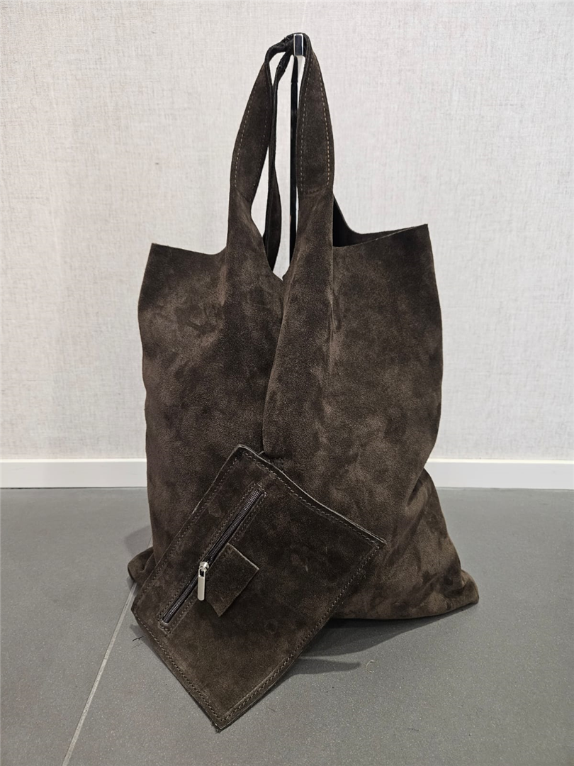 Borsa Shopper In Suede Lung. 37 Cm H.40 - Divisione Chickster's cod. M3561 main:sha1=a022554968d1367c5eff76b794d3e69d59f5c512