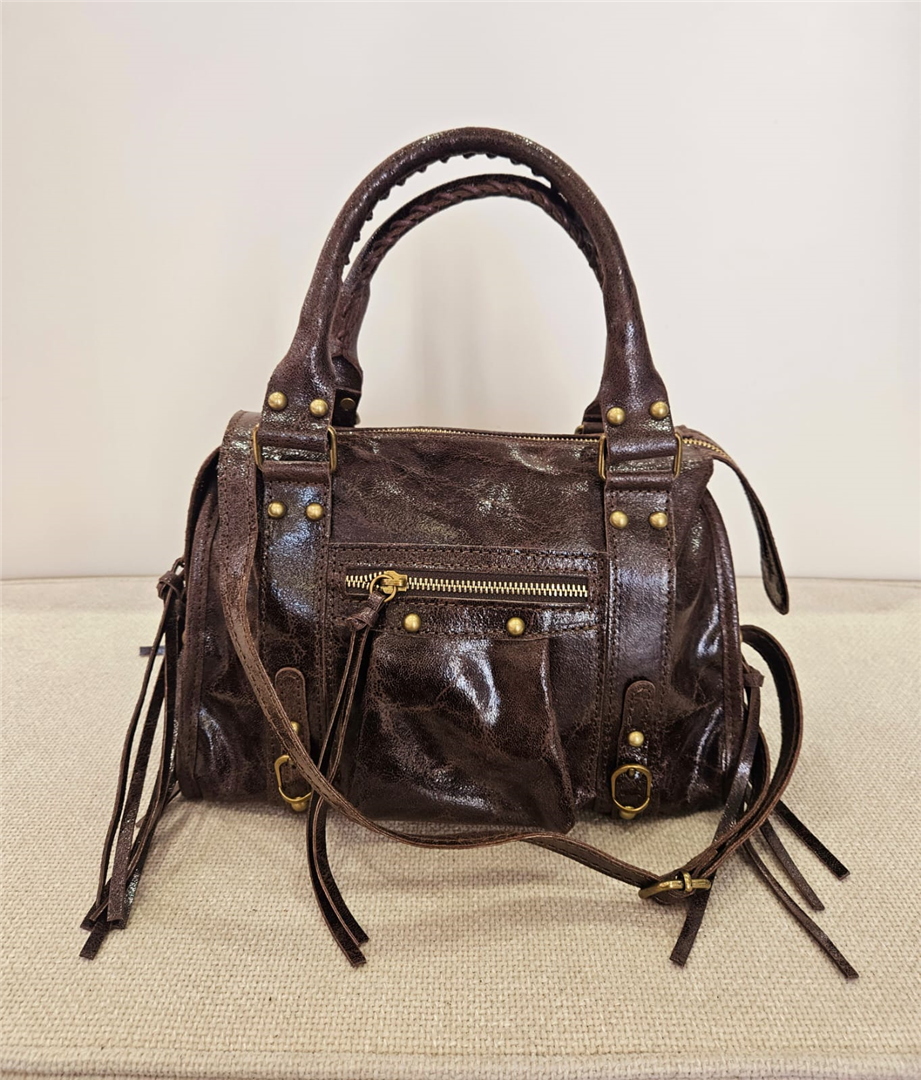 Borsa In Pelle Grande Con Tracolla Lung.31 Cm H. 21 Cm - Divisione Chickster's cod. M3560 main:sha1=6e57349a5d93d7e55e028ccd239c19ebedc0a0ff