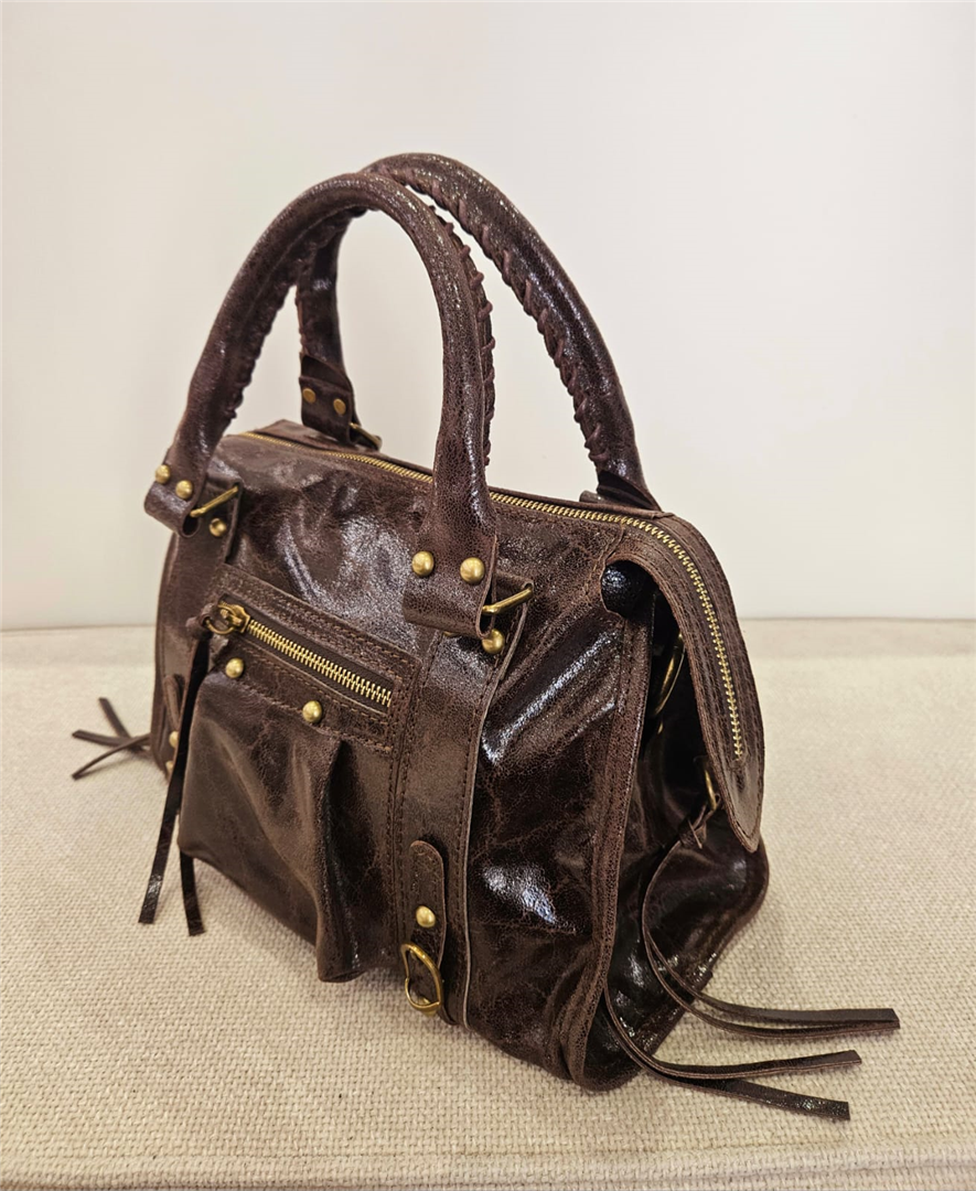 Borsa In Pelle Grande Con Tracolla Lung.31 Cm H. 21 Cm - Divisione Chickster's cod. M3560 main:sha1=cf42e1d1d9052541d0d843cae6d4e83da58e87ee