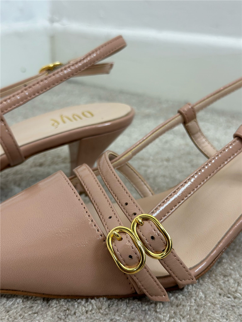 Ovye Slingback In Naplak Con Cinturini Tacco 6 Cm - Ovye' cod. 25/AC1633NAP main:sha1=0525203463136baa49eae61ea5e174fabe0cd190