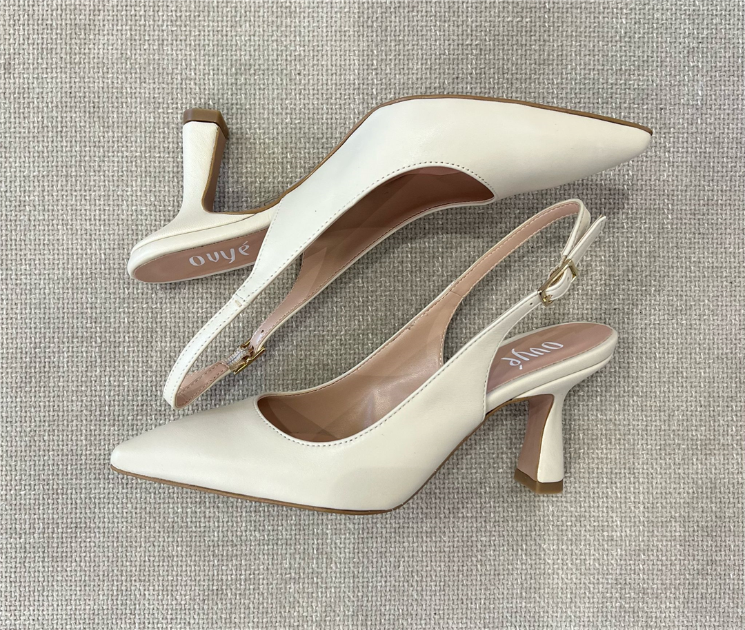 Ovye Slingback Cinturino Regolabile Tacco Cm 8 Largo - Ovye' cod. 25/NC1601PEL main:sha1=17e83d66517bcc585a75c9b545cc30b23bd8aecf