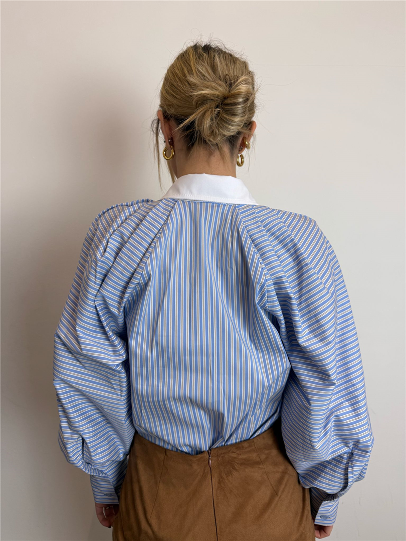Camicia Pieghe Manica A Palloncino - Haveone cod. CVS_N145 main:sha1=cb5093e3f809a9d8ffe55fab06a7806b7219bac4