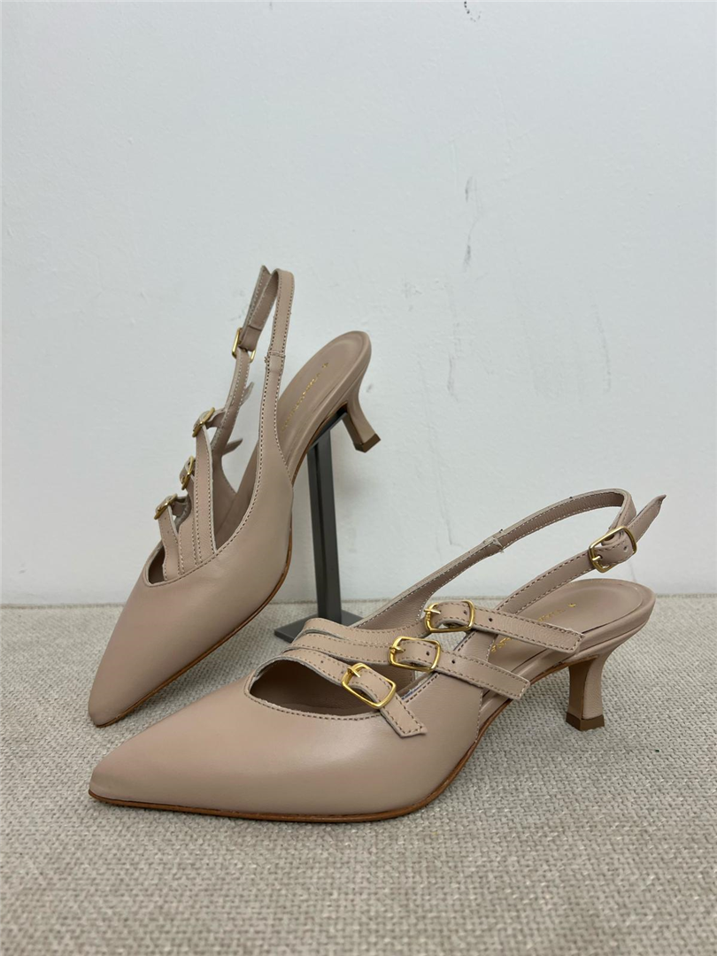 Slingback In Nappa Con Tre Cinturini - Via Mondana cod. MIU 3 main:sha1=a6fed3a48c9a56868407154bf03850f3d27da84e