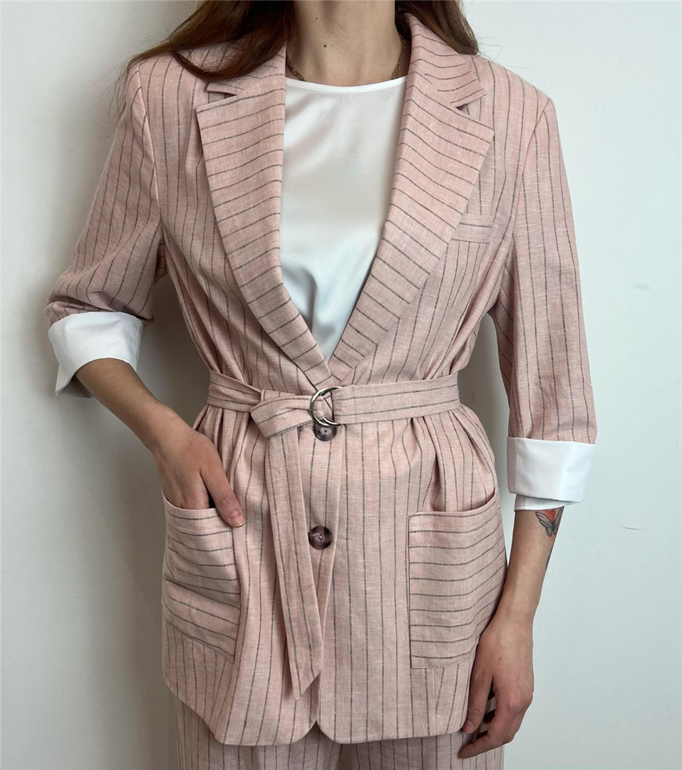 Blazer A Righe Con Chiusura A Bottoni - Imperial cod. JBC6JRY main:sha1=7c1cf2d410c4e06be1a5c9c3f9c3af8a37a8aacc