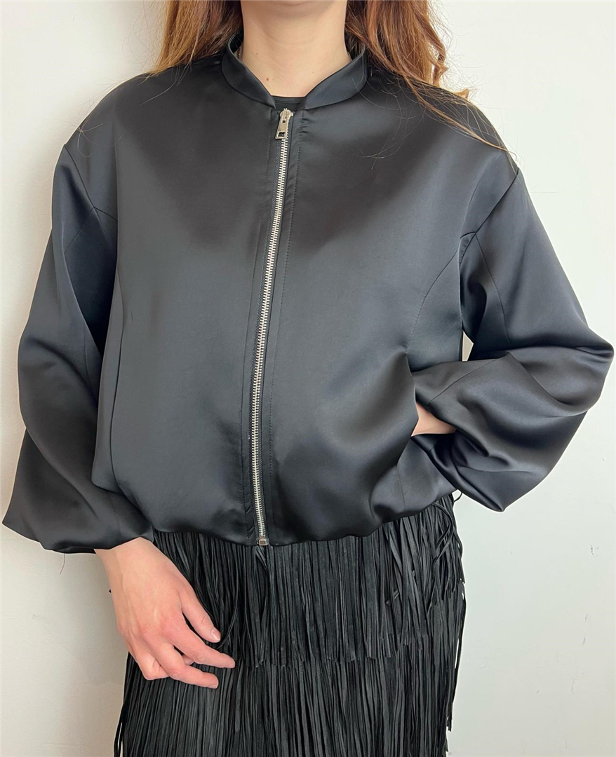Giubbotto Bomber Satinato Con Zip - Imperial cod. VHM3JBA main:sha1=aa5b00e6041d8e21f13b4c9ef2bd0ed058ead708