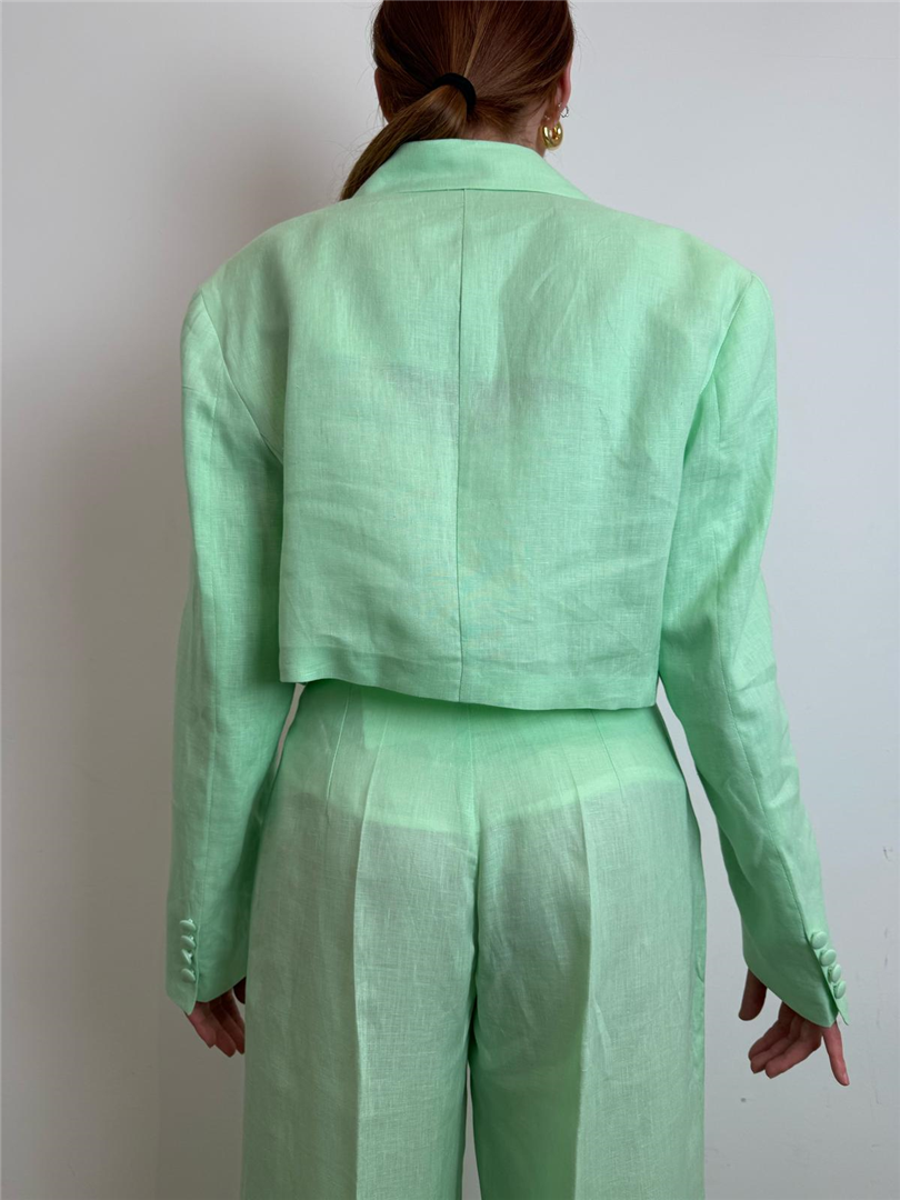 Silence Linum Crop Blazer 100% Lino - Silence Limited cod. GI5003 main:sha1=fa3f31be09d9e1ef1cba4f913ace7668f4e9d06c