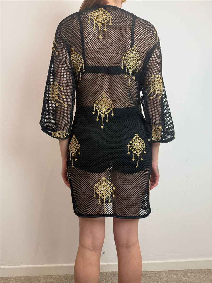 Abito Corto Con Ricami Gold - Bohemian cod. MOD11CS main:sha1=e71f2e4a6352562662187e3a78a04dbce8b6f5ed