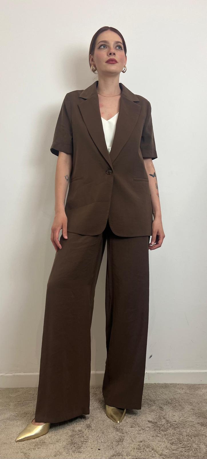 Pantalone Palazzo Con Cintura - Haveone cod. PVI_N403 main:sha1=67d848baa6daf2ac88bb074d5bc2a37f5aa474be