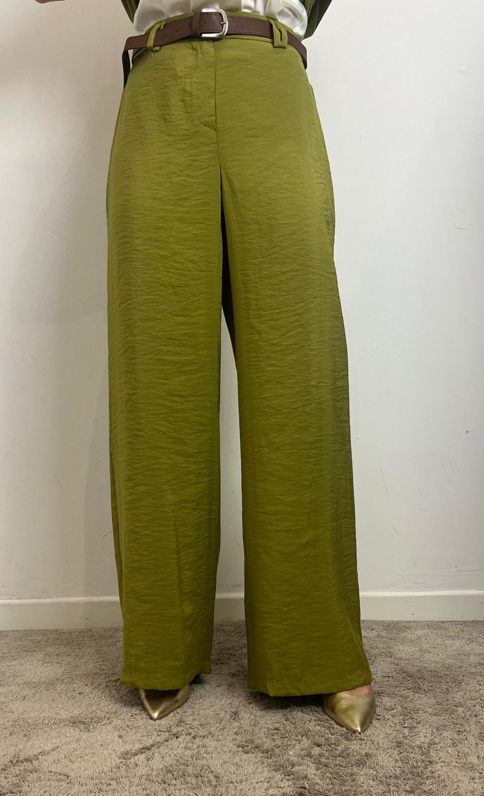 Pantalone Palazzo Con Cintura - Haveone cod. PVI_N403 main:sha1=86b7a2a0195cfd94fc69e3c29dc0dea563920105