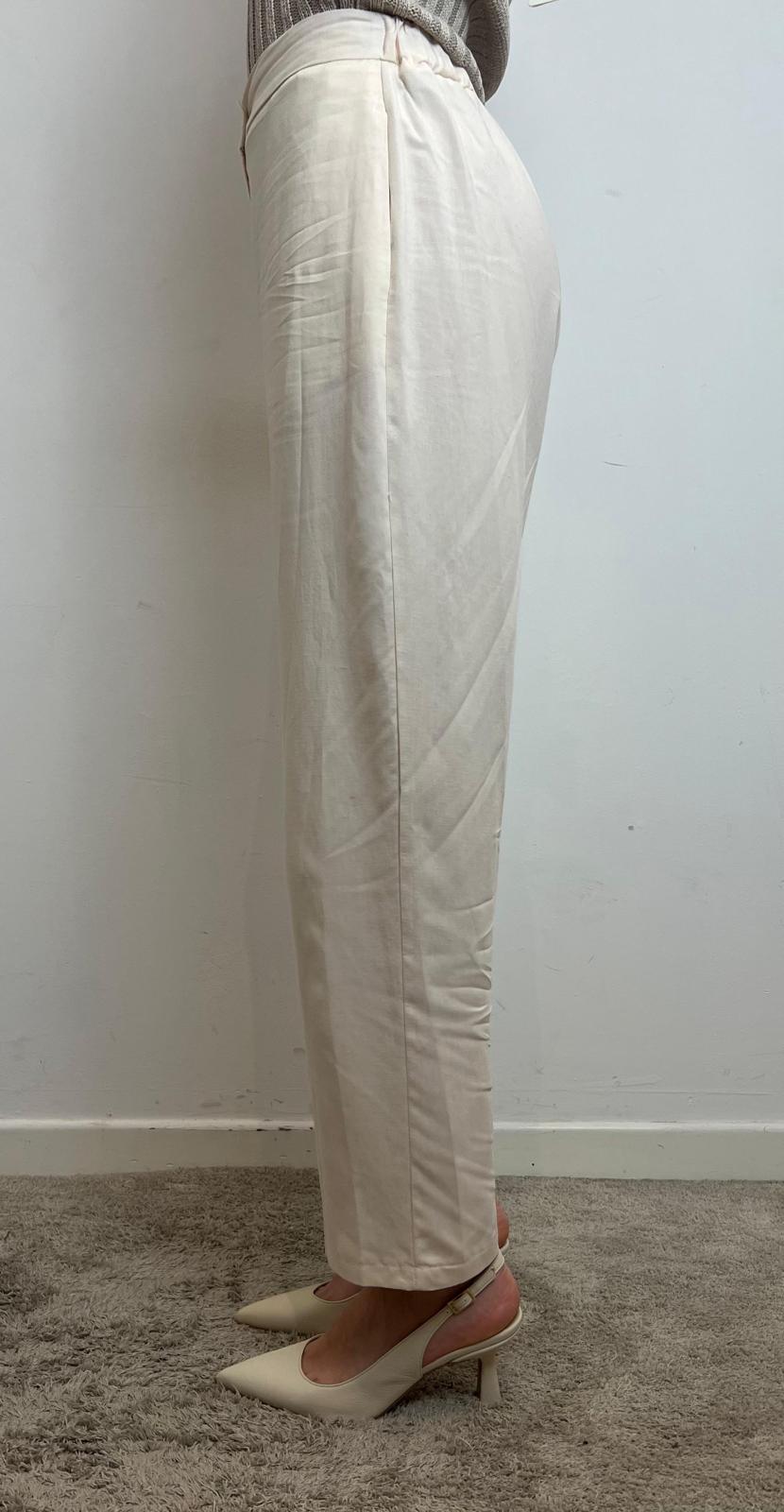 Pantalone Dritto Misto Lino - Vicolo cod. TD1878 main:sha1=fa0055882b02e0153e0432d01529e7a041bfa0e3
