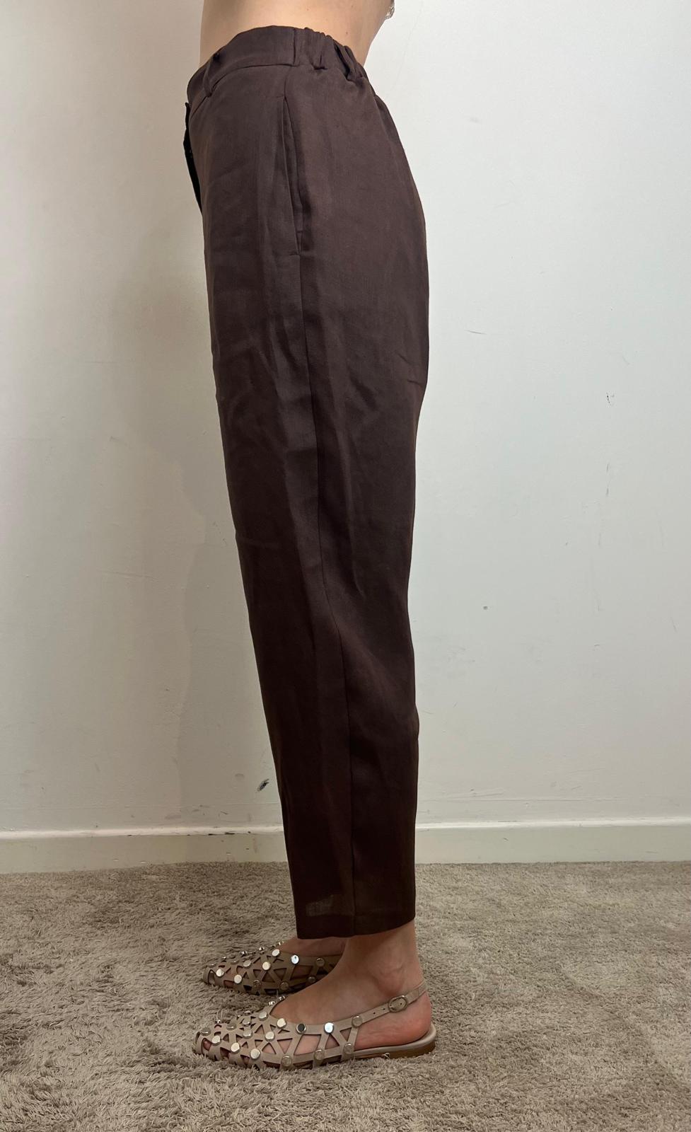 Pantalone Dritto In Lino - Vicolo cod. TD1876 main:sha1=0c99976c3e00044cc5797abc46b4bf1e4caf32c9