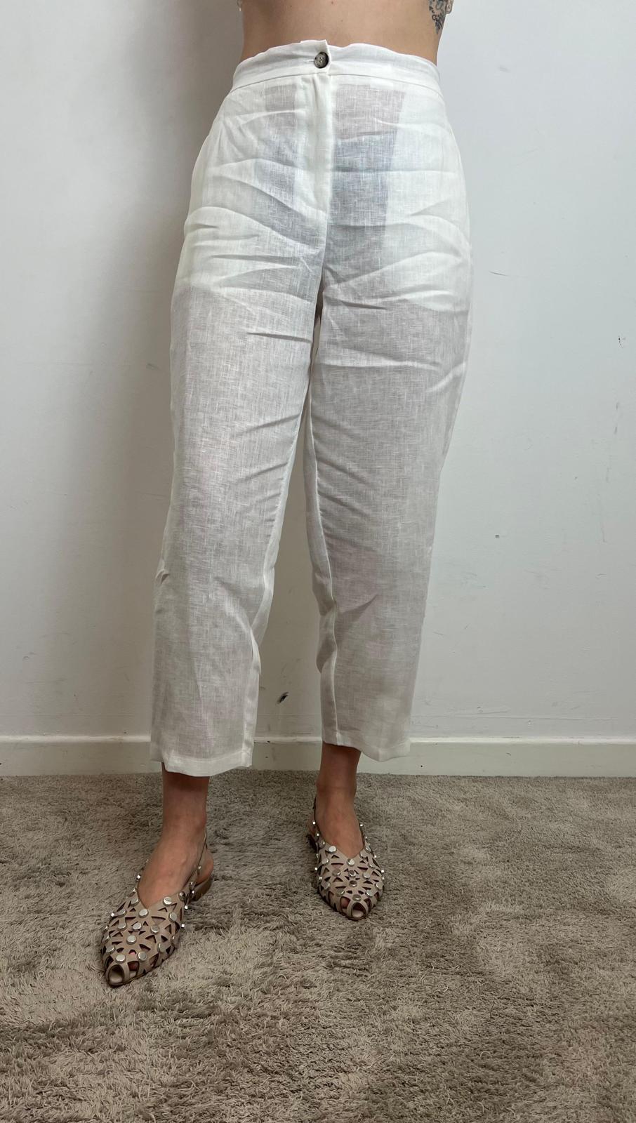 Pantalone Dritto In Lino - Vicolo cod. TD1876 main:sha1=9e305226251c20eecc43f5a0b2ea3bf8ada44eba