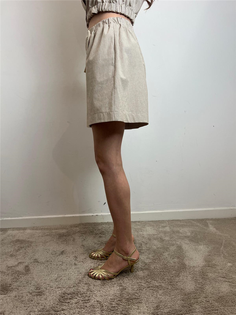 Shorts A Righe Misto Lino - Vicolo cod. TD2374 main:sha1=134108d6917efb328767869375425d60d4167eef