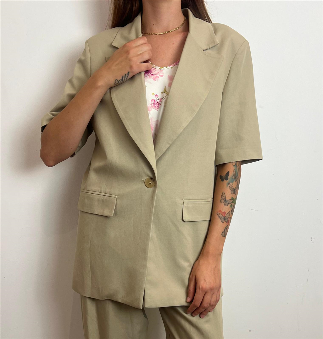 Blazer Con Maniche Corte, Monocromo - Please cod. J0L0CMO000 main:sha1=7bf37a7f04554567119e8aed32a6d39216fa8872