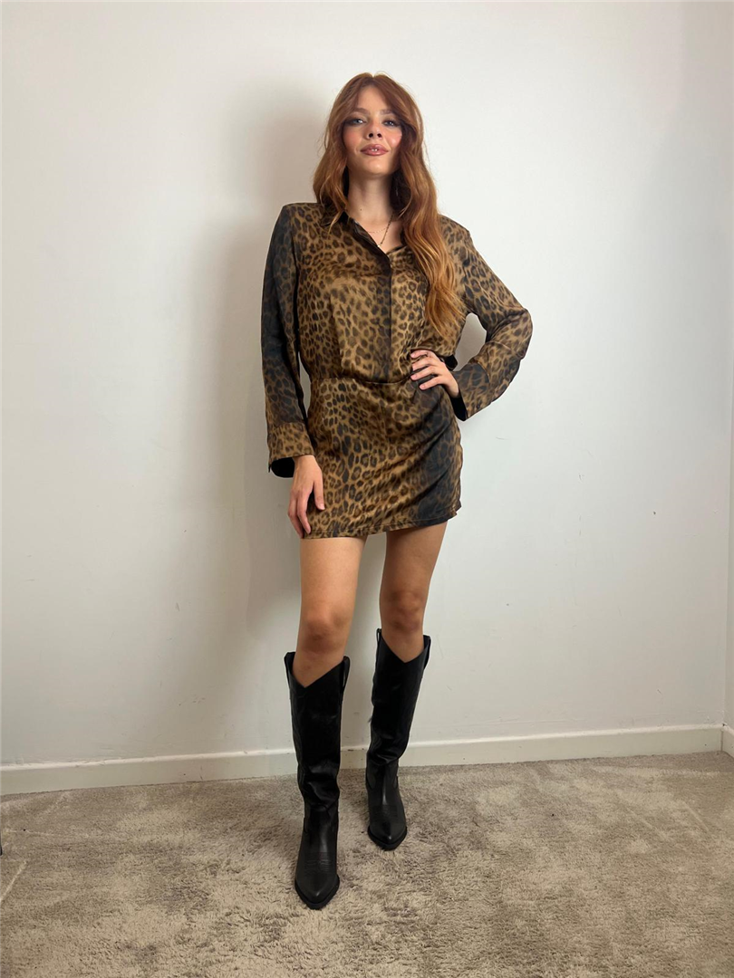 Abito Corto Maculato - Vicolo cod. TF0884 main:sha1=69e856e08a3dc441316abc983364ba03866c223d