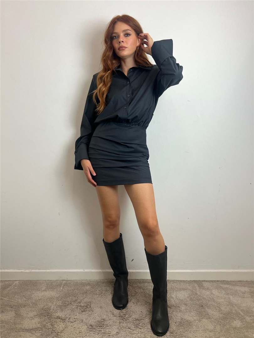 Abito Corto Con Spalline E Drappeggio - Vicolo cod. TF0953 main:sha1=27e3ceb171b6276fc5297bfab406083f57ec1dcc