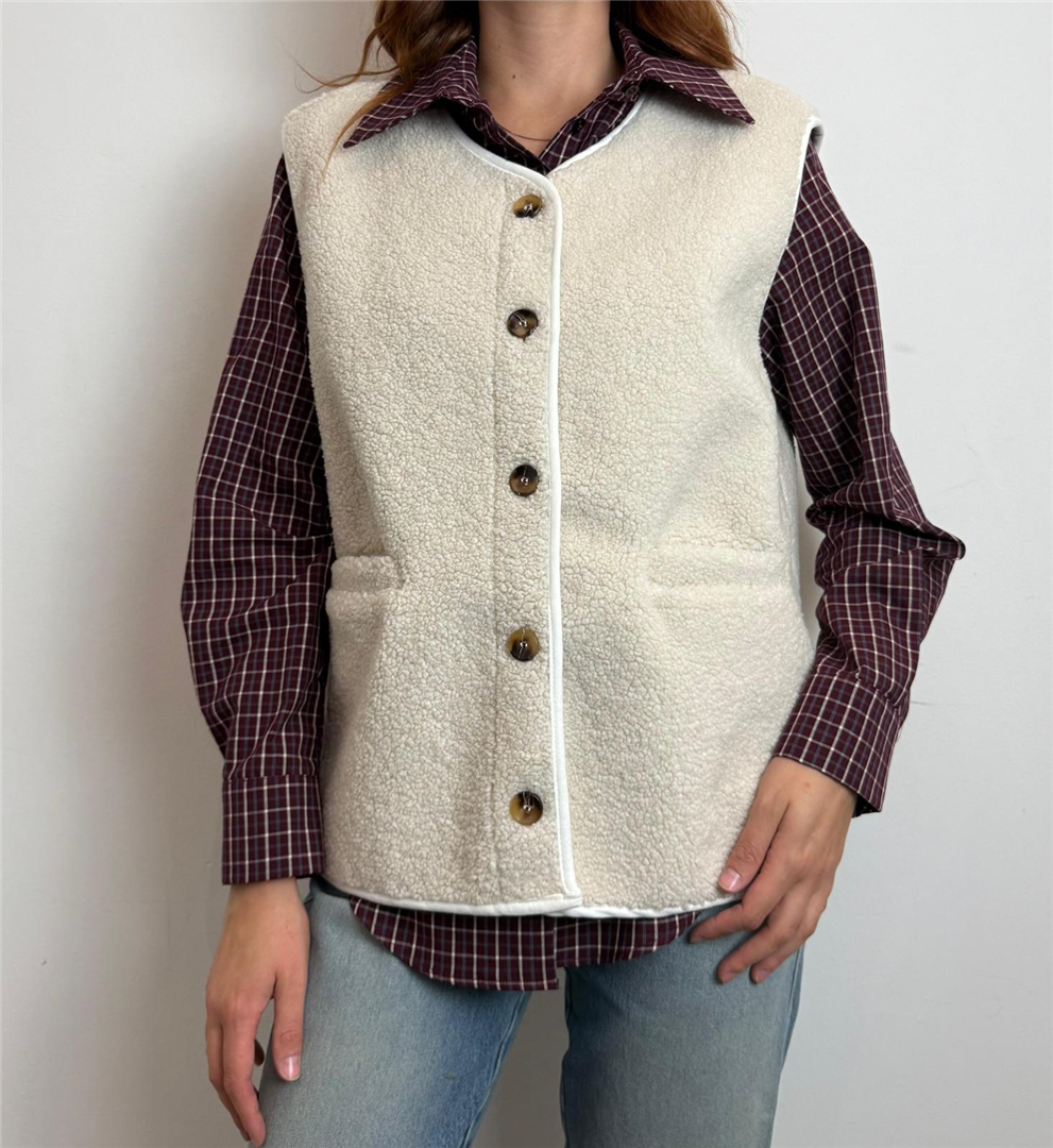 Gilet Ecopelle Teddy - Vicolo cod. TF0963 main:sha1=cb63586dbcf73f362c593f8a1aaf0dbc6ec59092