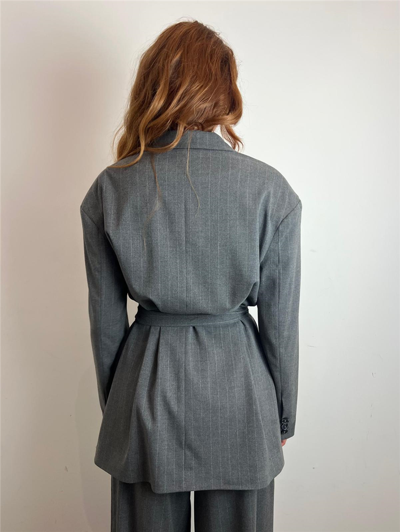 Blazer Over Gessato Con Cintura - Marc Ellis cod. MCLJ0049 main:sha1=dbe587d6e4154deed3da38f7766d1400389dedf8