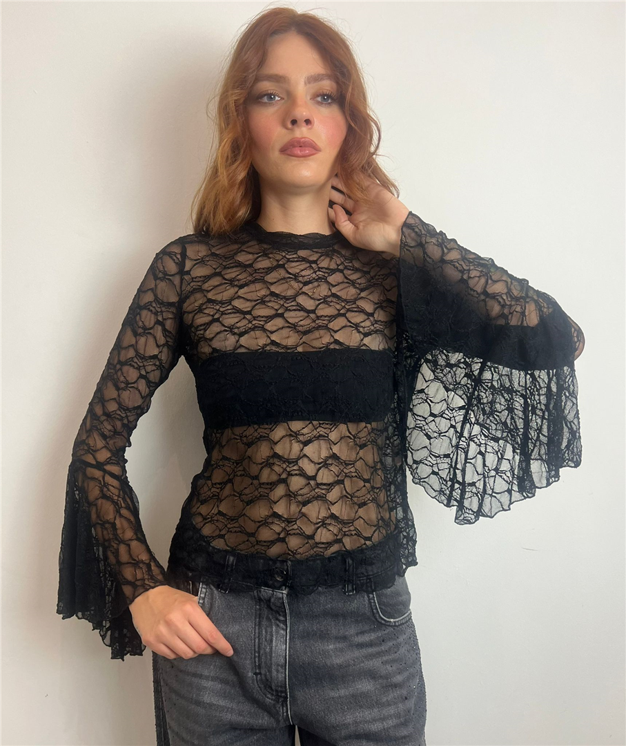 Blusa Girocollo In Pizzo - Philia Loft cod. D01E0181 main:sha1=bf875d5a15b205e57061ee6eb20de5dfd565fe94