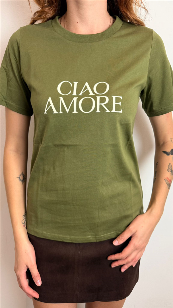 T Shirt Soft Ciao Amore - Grace & Mila Paris cod. FW2517077 main:sha1=d6914fd87aebbcef76333e07e8ced39186cf02f4