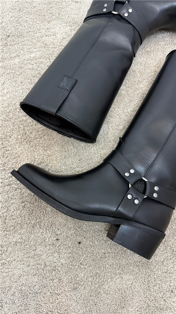 Ovye Biker In Pelle Accessorio, Tacco Cm 4 - Ovye' cod. 25/SO540PEL main:sha1=ece770b21588018c81675d3743d6826de014510e