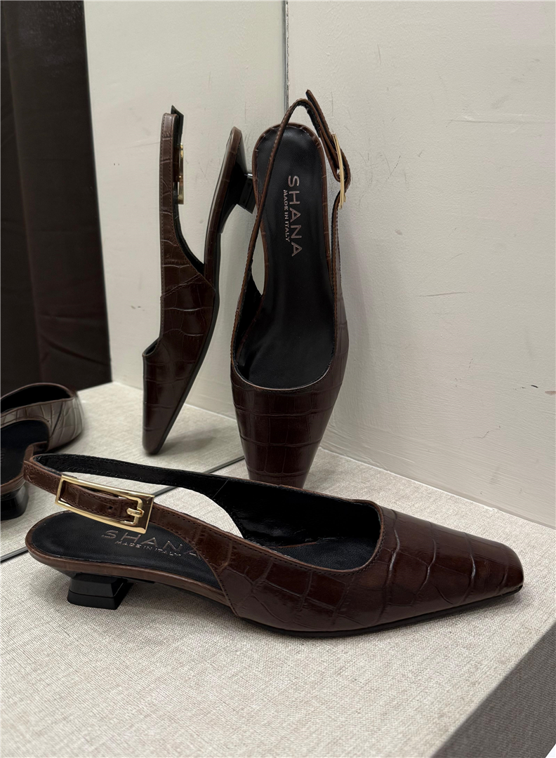 Slingback In Pelle Cocco Tacco Cm 2 - Shana cod. TED  041 main:sha1=7b1bedd0ce56c350df58d63037e1e92696694506