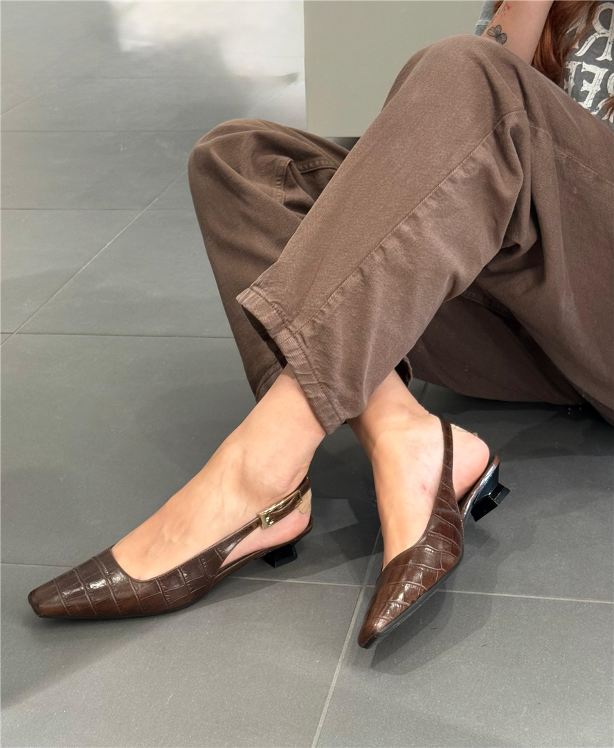 Slingback In Pelle Cocco Tacco Cm 2 - Shana cod. TED  041 main:sha1=b6afc2155e9db034eee684f0aef96bc79c4c6816