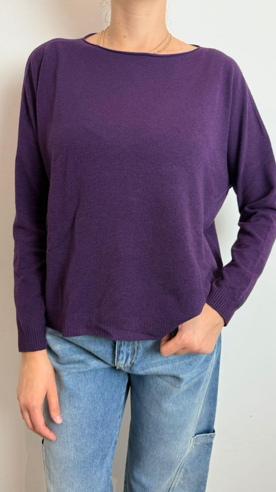 Maglia Con Scollo A Barchetta Con Spacchi Laterali - Arvs cod. N1513/01 main:sha1=494cbef41eedb4cb79e773ce5ff57d42d3dfb240