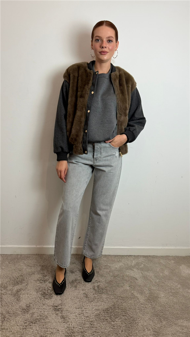 Bomber In Panno Ed Ecopelliccia - Souvenir cod. D38V0097 main:sha1=f67b11dae6252119ac9a43c5a57389db908ca131