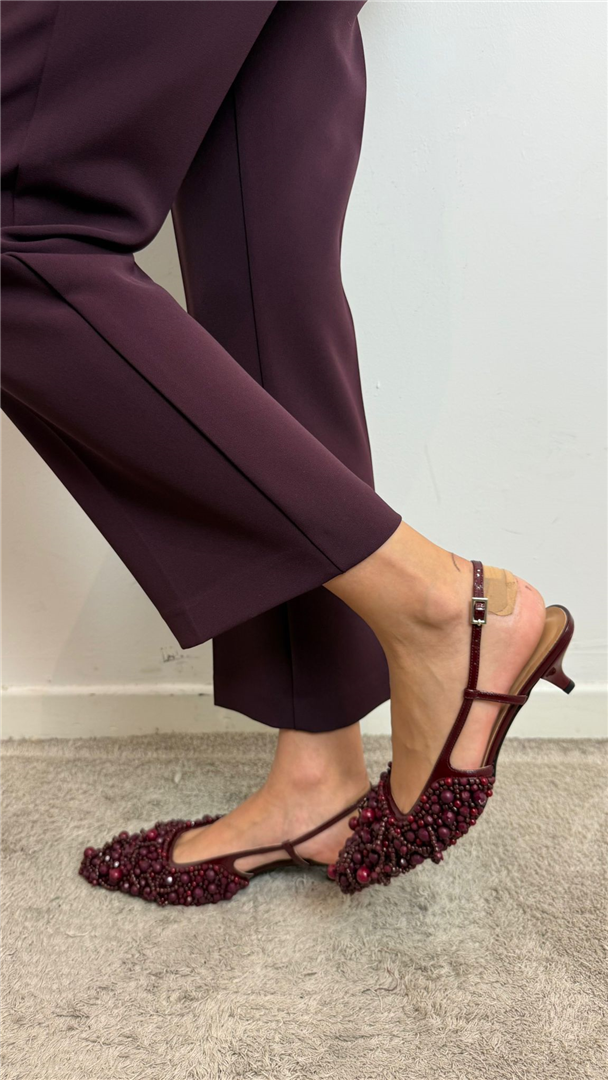 Slingback Decorata Con Accessori Tacco Cm 3,5 - Prosperine cod. 2761/IBX main:sha1=756fabfb91a8a8701030e908d48e478fedc7eb5d