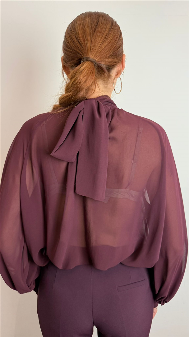 Silence Grace Blouse Blusa Con Fiocco Sul Retro - Silence Limited cod. SLC008 main:sha1=3664d4153f4fd5897bb38c8d4b7b6dfadcf60e26