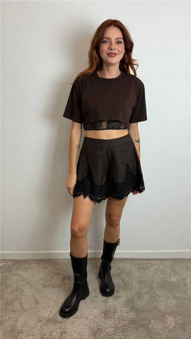 Pantaloncino Con Pizzo - Haveone cod. PVS_P225 main:sha1=9d7d87a61a846cfb0908e8fe7438c827d4232a56