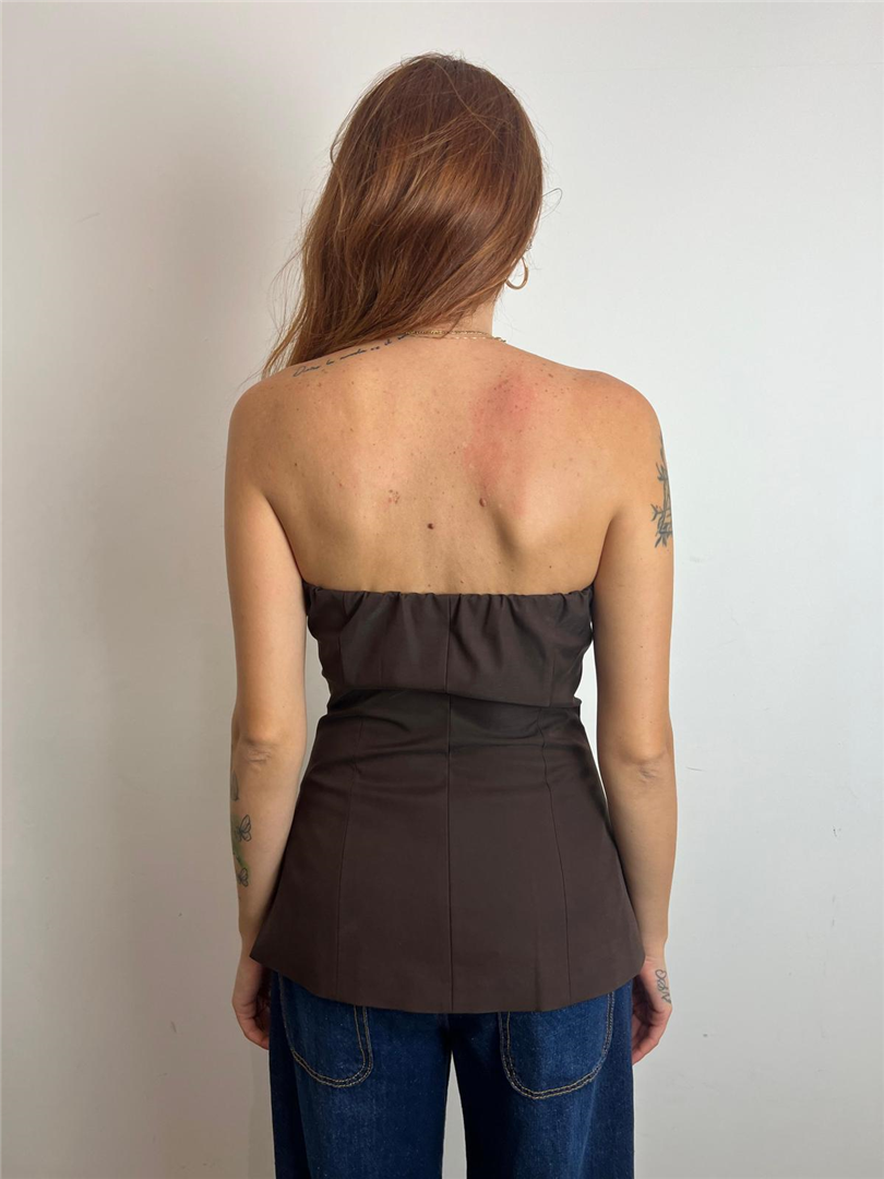 Top Senza Spalline Taglio Svasato Minimal - Imperial cod. RIO7KHU main:sha1=417eda063191ee9b547696409469e03c82b176a0