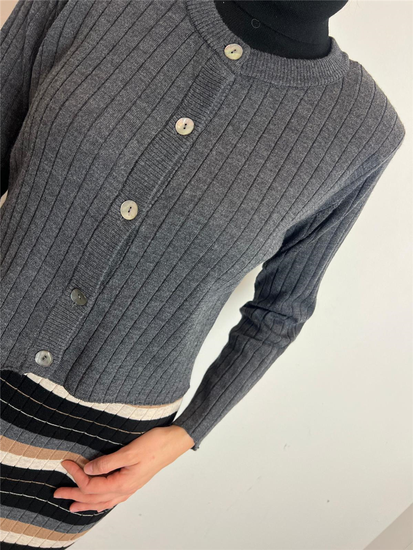 Cardigan Crop A Coste Larghe - Haveone cod. MBB_P042 main:sha1=3567ce37d043171d81cd0679ffbac4c0e5699b4d