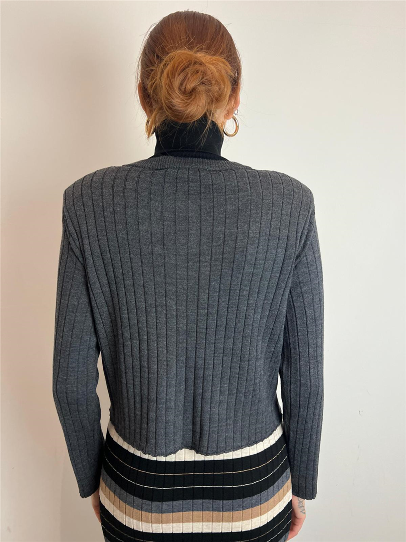 Cardigan Crop A Coste Larghe - Haveone cod. MBB_P042 main:sha1=410ddeee59c4c1ad2cb83a121b2f8217e4234ca0