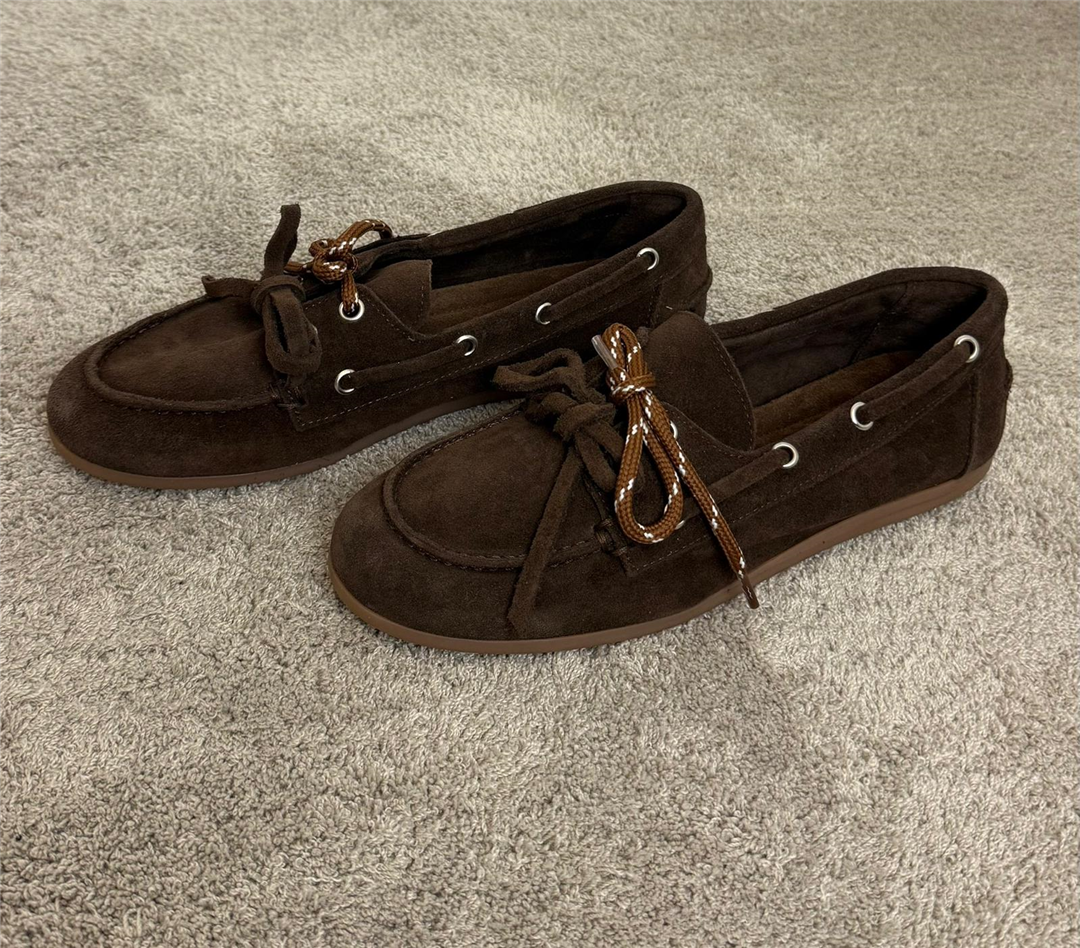 Mocassino Barca In Camoscio Con Lacci Sportivi Ovyè - Ovye' cod. 25/NIGM01CAM main:sha1=0ea617e38129486da14c9432d461d4031568dd3d