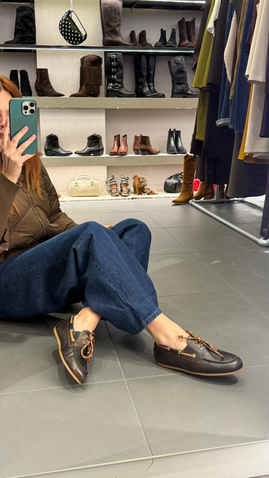 Mocassino Barca In Vera Pelle Lacci Intrecciati - Via Mondana cod. M103 main:sha1=b972839dcb2f88a255b86b8736d25de39e61a42c