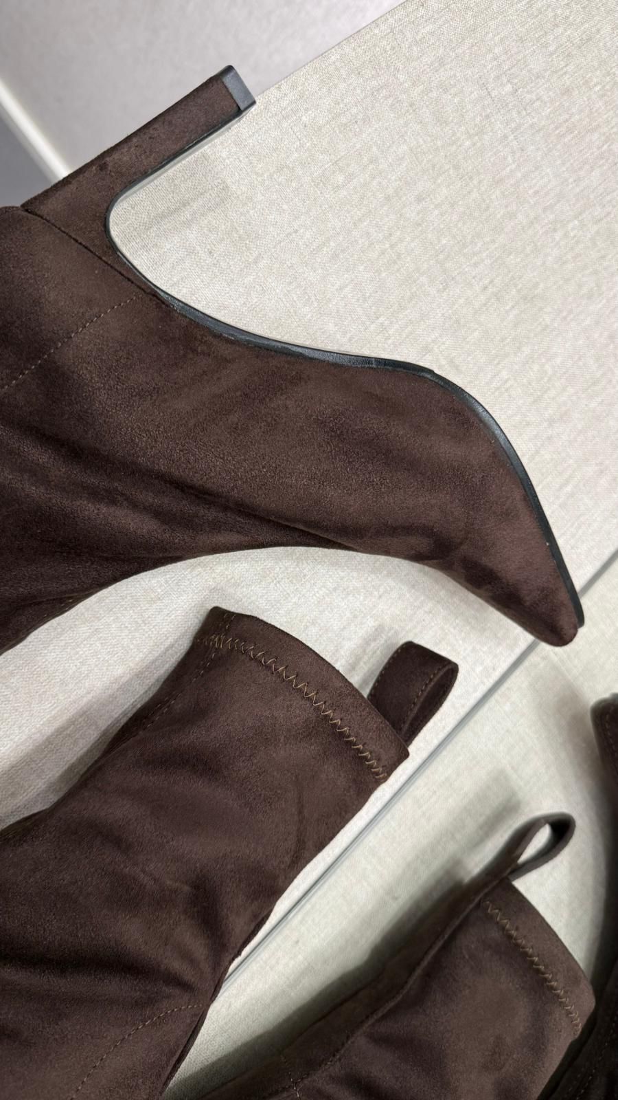 Tronchetto Strectch In Camoscio Ovyè - Ovye' cod. 25/AT2007CAM main:sha1=89667c63b9a6b8d70e2451e1f8e38b6f1fdeeff6