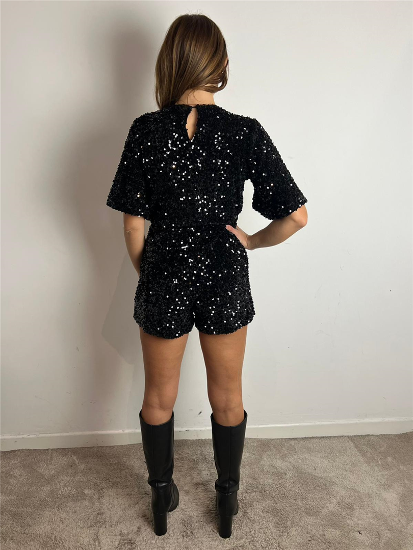 Tutina Corta Con Paillettes Grace & Mila - Grace & Mila Paris cod. FW2524001 main:sha1=bc1c8596d65dd8b419f4abe636054743cc93c280